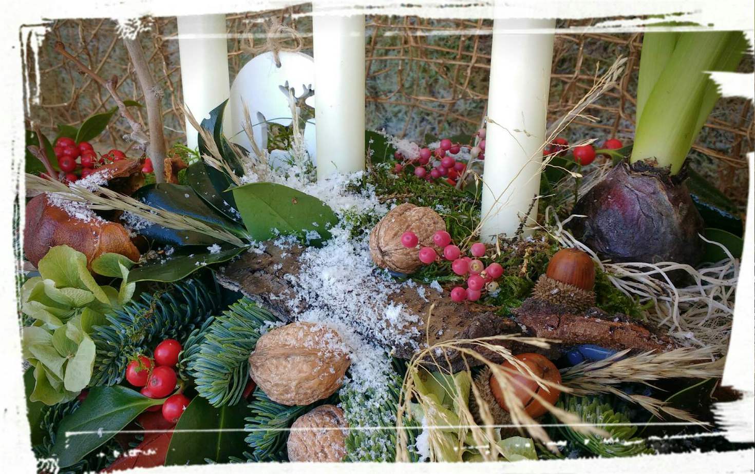 Επιτραπέζια σύνθεση με 3 κεριά 4 Επιτραπέζια σύνθεση με 3 κεριά - Image 3