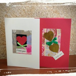 Κάρτα μεγάλη “handmade” (I love you)