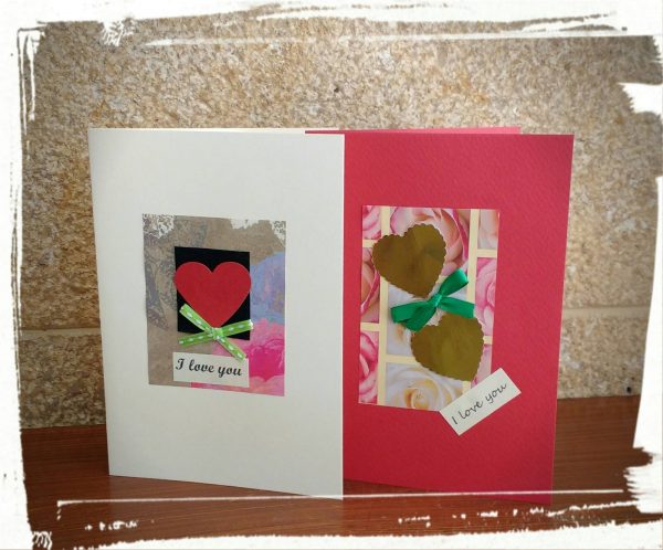 Κάρτα μεγάλη “handmade” (I love you)