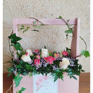 Ξύλινο Καλάθι "Mother's Day"